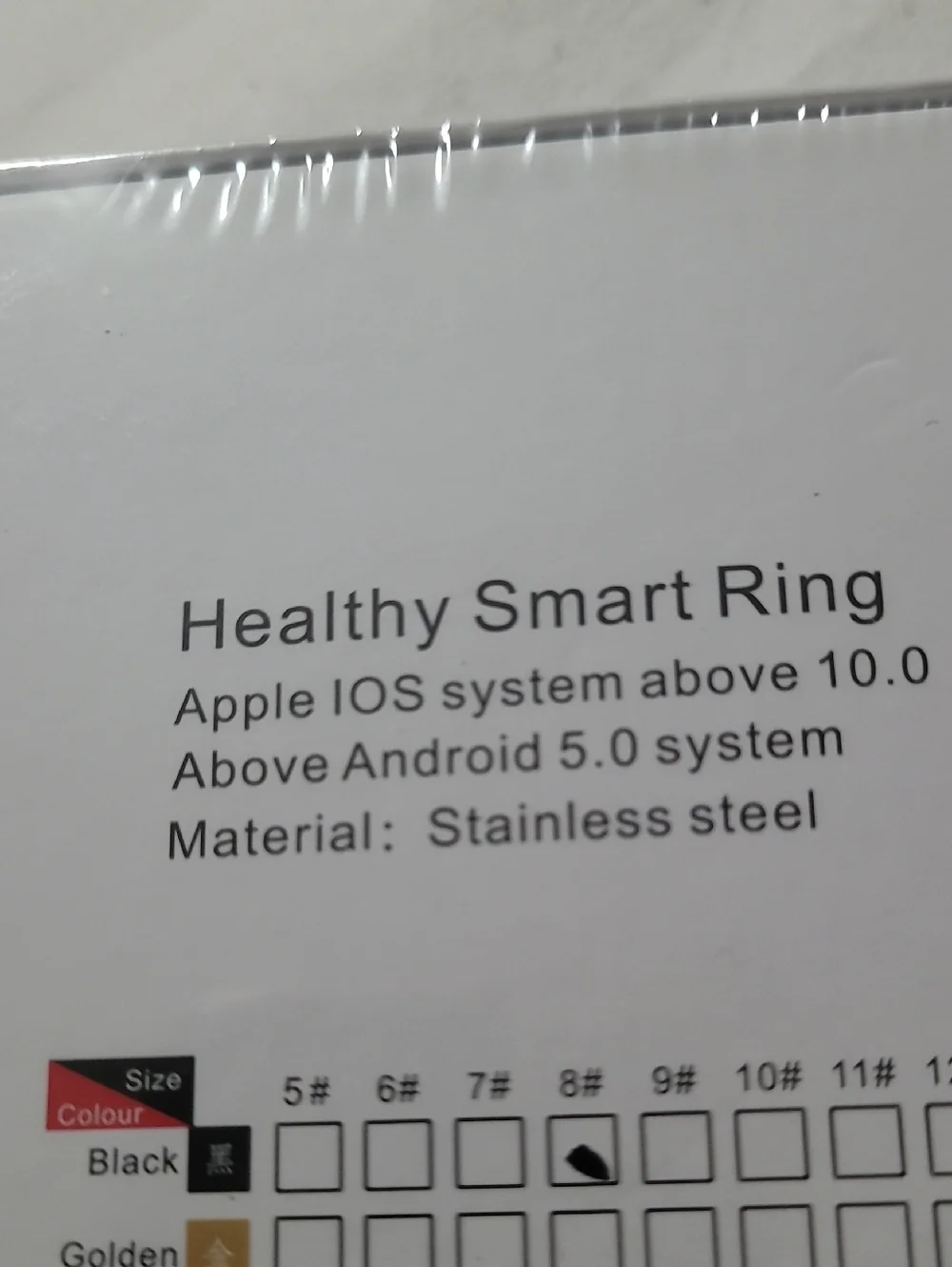 Smart Ring Size 8